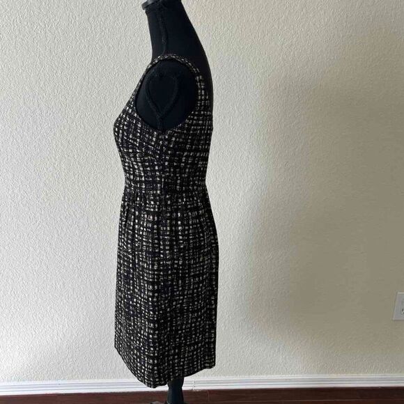MICHAEL MICHAEL KORS Womens Black Cream Sleeveless Above The Knee Dress Size 4 - Picture 3 of 11